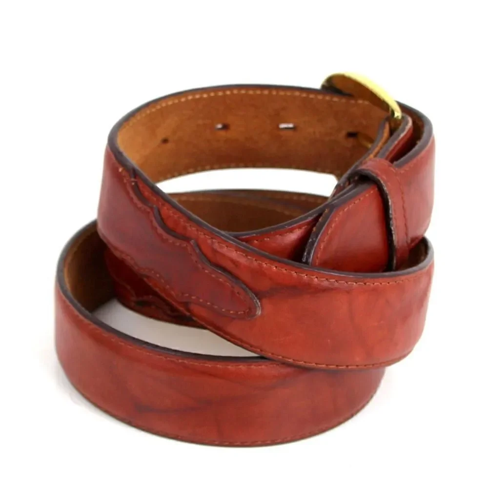 Tony Lama TAN BROWN GENUINE LEATHER 1.25